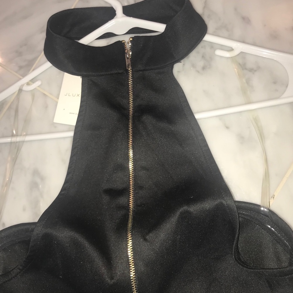 Black bustier choker dress - Picture 6 of 8